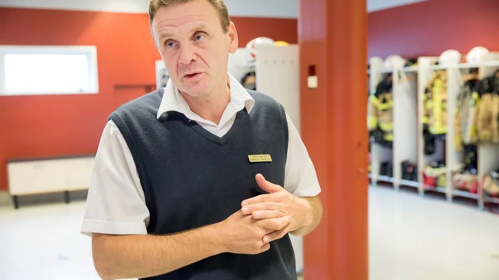 Mattias Gårdholt, räddningschef.