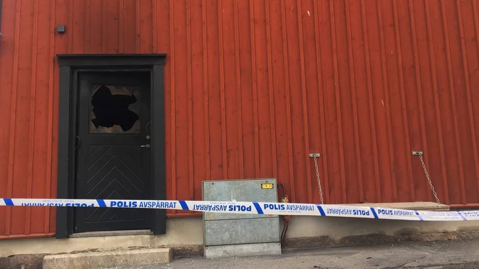 Brand på redovisningsbyrå i Mariefred den 29 mars 2019.