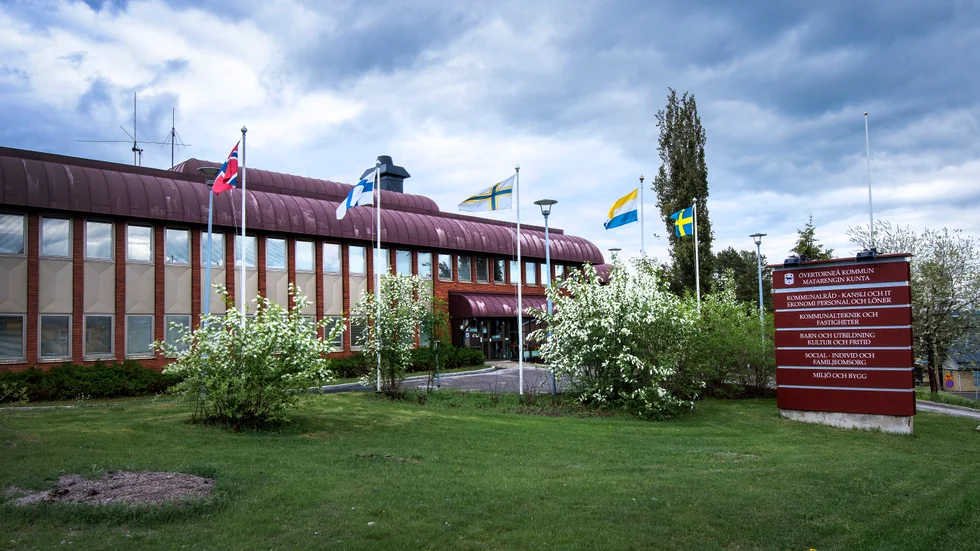 Övertorneå kommunhus genre genrebild