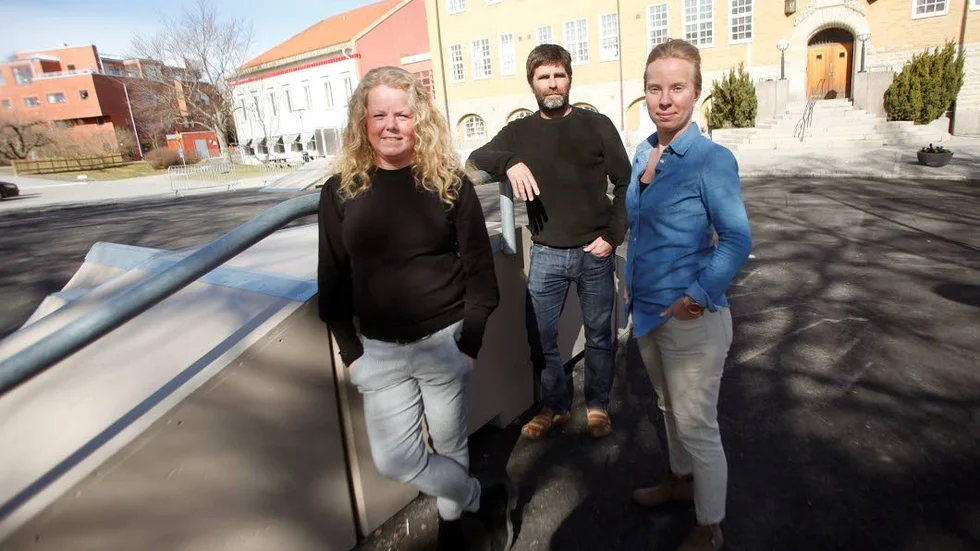 Ulrika Klang är enhetschef för fritidsgårdarna, Marcus Delving är fritidsgårdsutvecklare och Maria Eriksson Krüger jobbar på fritidsgården i Strängnäs.
