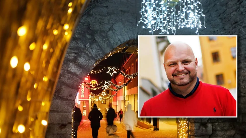 Magnus Olsson tror att ljusen kommer att öka julstämningen rejält.
