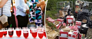 Efter stora vinminglet – här dumpades soporna