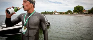 Han simmade Gotland runt på 23 dagar