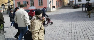 I 50 år har hon guidat besökare genom Visby