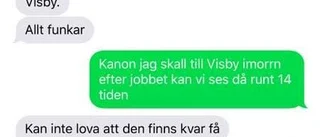 Bedragarens SMS: "Kan inte lova att den finns kvar"