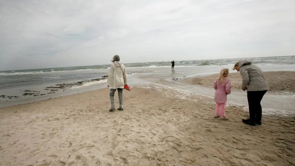 Danmarks nordligaste spets, för dagen kylig och blåsig, där Skagerak och Kattegatt möts.