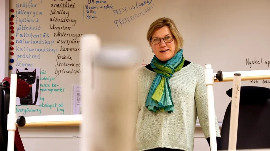 Rektor Anne Svensson terra Nova