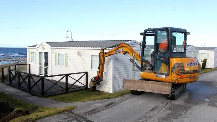 Villavagnarna ska bort från Snäck