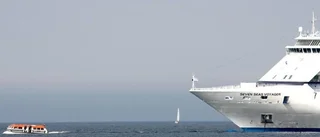 Stora båtar kryssar till Visby