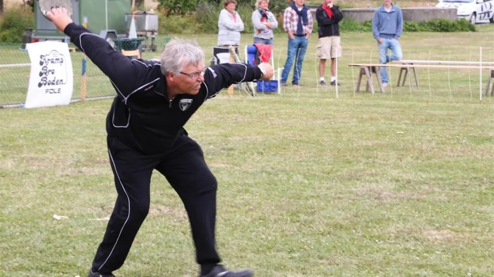 Benny Broberg, Fårö IF, tog silver i individuell kula.