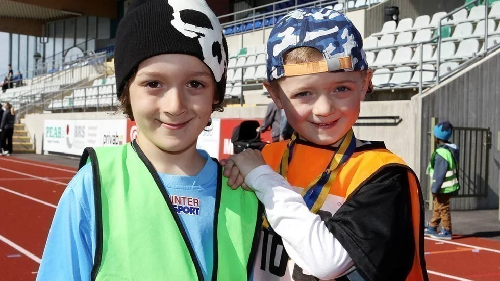 Kompisarna Liam Cubillos Jakobsson och Liam Larshans.