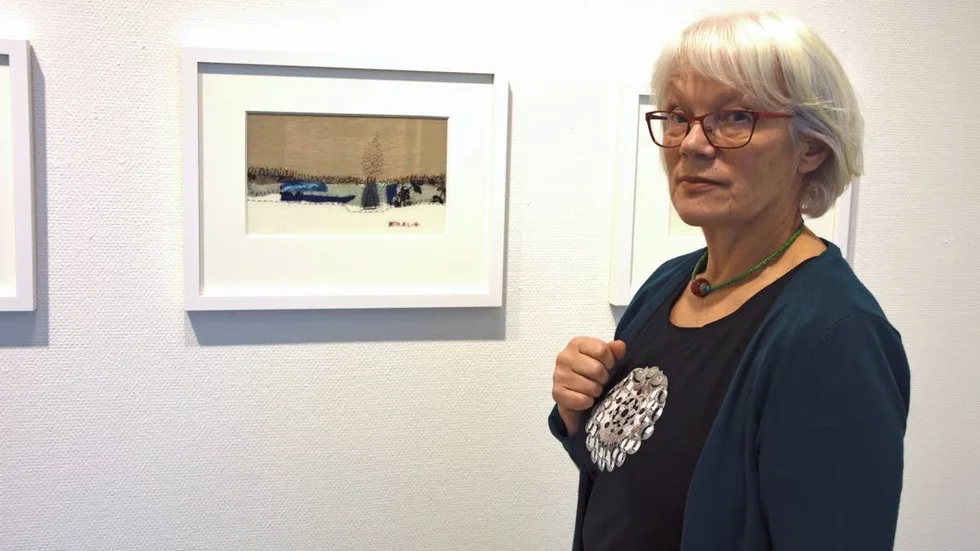 Som enda svenska konstnär deltog Britta Marakatt-Labba på Documenta som äger rum var femte år i den tyska Kassel.