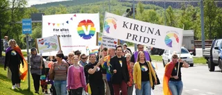 Bildextra: Prideparaden i Kiruna