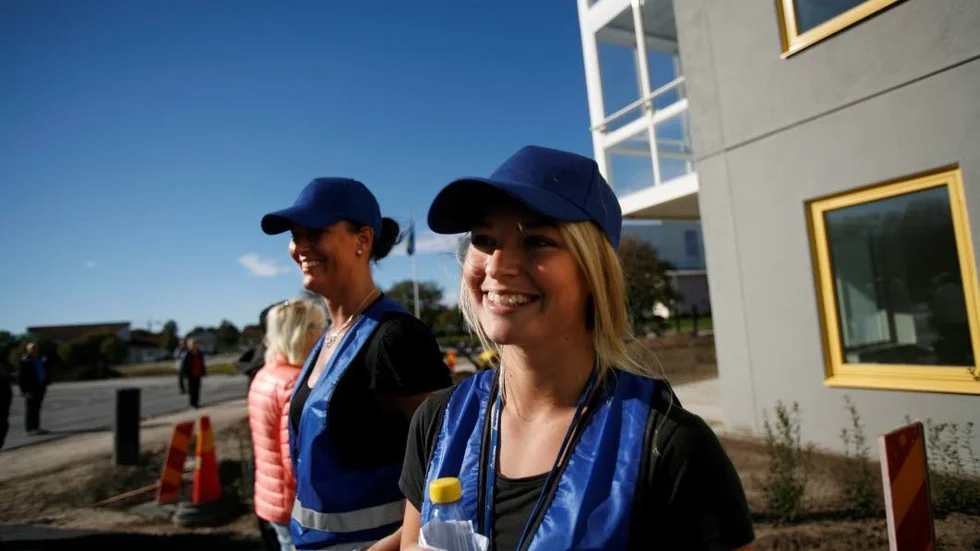 Angelica Bill och Nora Olofsson från Gotlandshem.