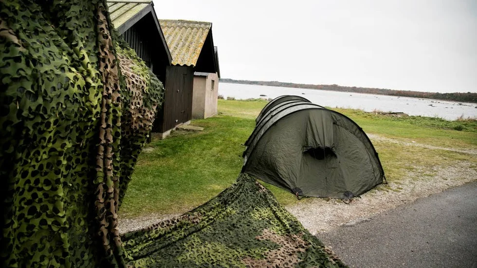 Luftvärnsregementet slår upp läger här och var på Gotland den här veckan.