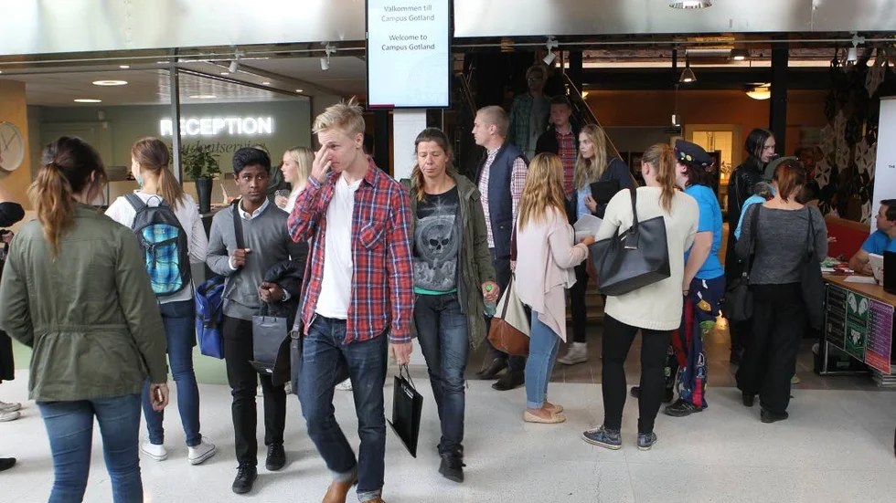 Det råder ingen bostadsbrist för de nya studenterna på Uppsala universitet - Campus Gotland.