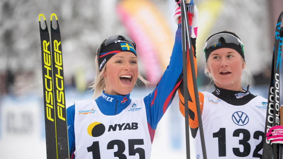 Frida Karlsson och Maja Dahlqvist har valt att lämna skidlandslaget för en egen satsning mot VM. Arkivbild.