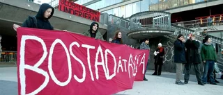 Bostadskrisen är framreglerad