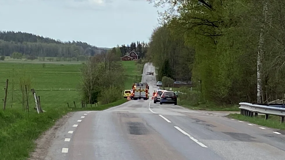 Olycka på väg 711