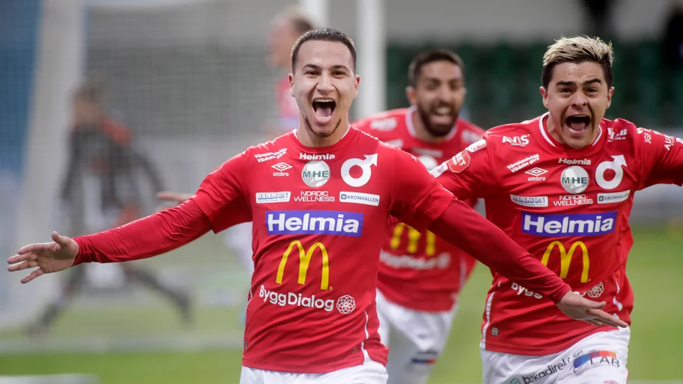 Abdelrahman Saidi slog till med ett hattrick under matchens sista tio minuter – och Degerfors är äntligen en vinnare i allsvenskan.