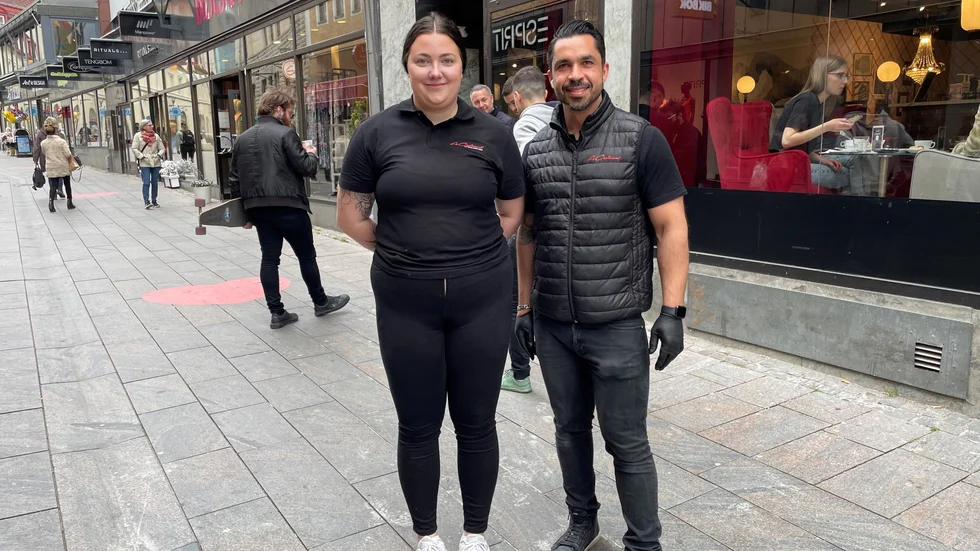 Tova Ebbesson Johansson och David Mirzajani, platschef respektive delägare, har höga förhoppningar om den nya bistron.