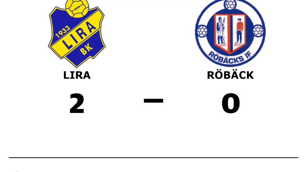 Lira BK vann mot Röbäcks IF