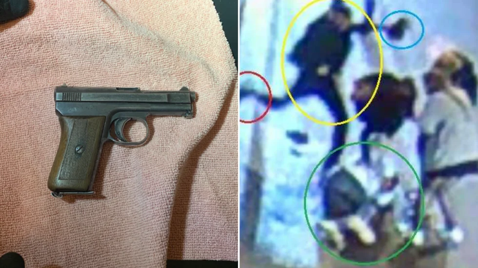 En 21-årig Eskilstunabo, som i april dömdes till fängelse för grovt narkotikabrott och vapenbrott, döms i hovrätten även för grov misshandel. Bilderna utgör bevisning och är hämtade från förundersökningen.
