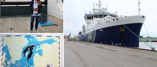 Här är fartyget som håller koll på Östersjön • På besök i Norrköpings hamn • "Det ser värre ut än någonsin"