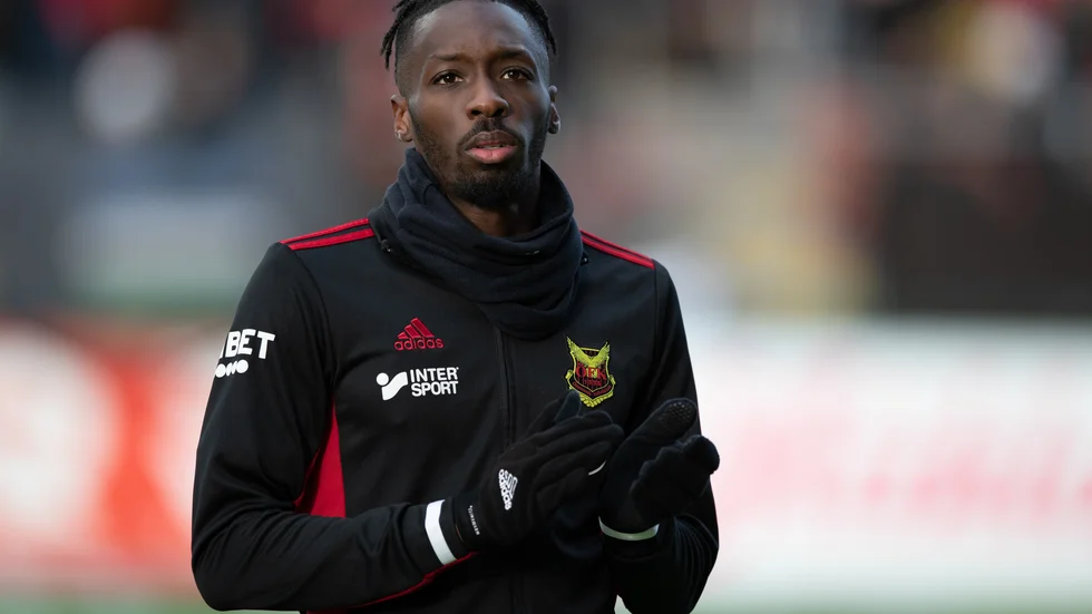 Tidigare ÖFK-anfallaren Blair Turgott är klar för Häcken. Arkivbild.