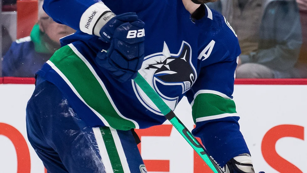 Oliver Ekman Larsson i sin nya klubb Vancouver. Arkivbild.