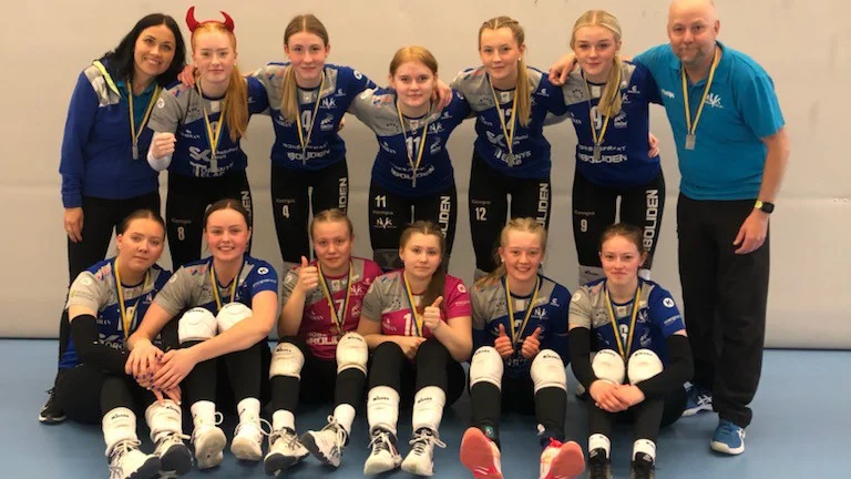 Norsjö Volleys U18-damer vann silver i Grandprix 2022.