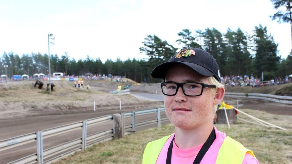 Jesper Mårtensson är den yngste att jobba på semesterracet.