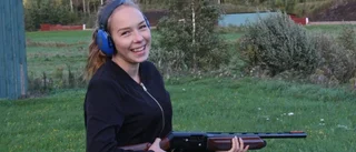 Målmedvetna tjejer med jakten i sikte