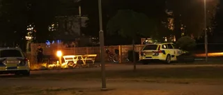 Ung man skadad i skottlossning