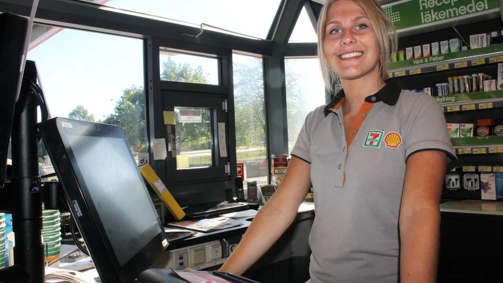 Therese Samuelsson, Shell/7-eleven, ser Folkracefestivalen som viktig för stadens handel.