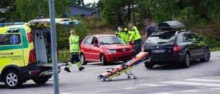 Trafikolycka i Västervik – tre till sjukhus