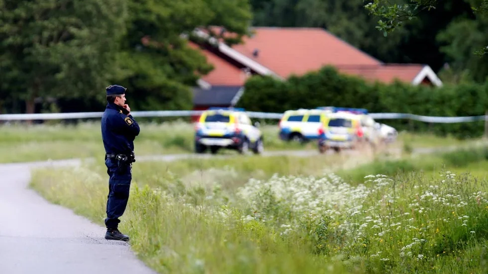Arkivbild tagen vid brottsplatsen den 12 juni.