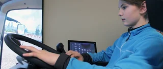 Körde maskin på sportlovet