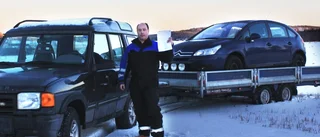 Krävs på broavgift – för bil på släp
