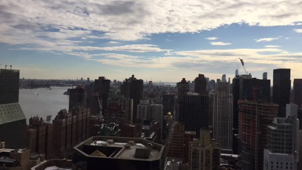 Utsikt: New York.