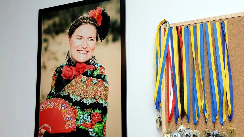 Minne. Fotografiet är från en resa till Portugal förra året. Medaljerna kommer från bowlingen.
