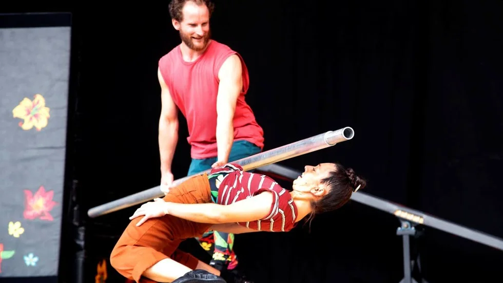Cirkus Cirkör visade sin nya föreställning Bloom.