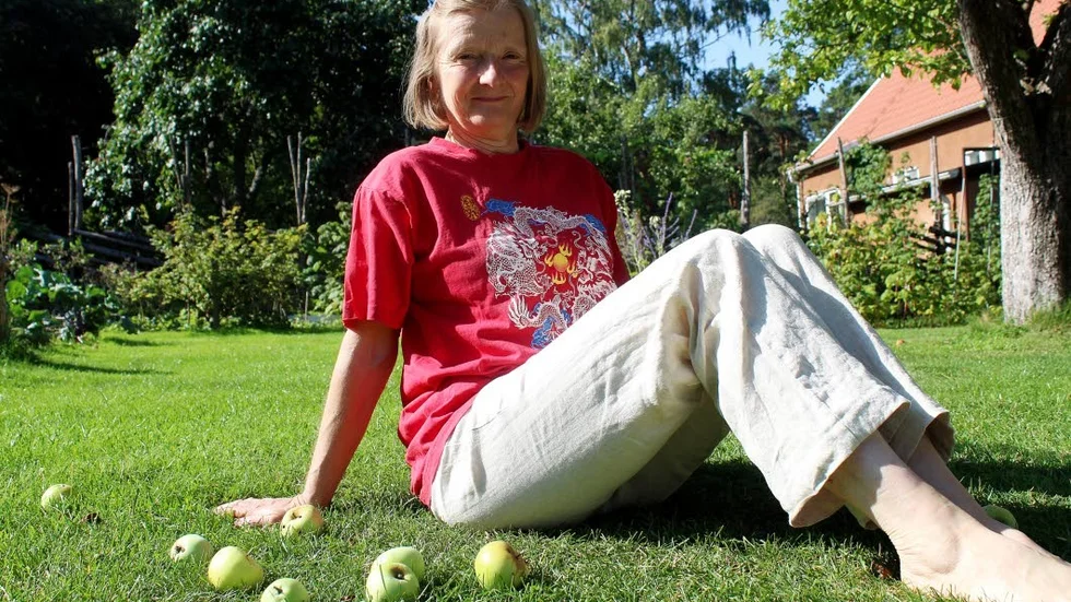 Det tog elva år för Linköpingsbon Eva Gustavsson att skriva sin bok om äpplen.