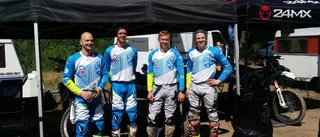 Dubbla femteplatser i Motocross