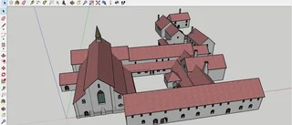 Alvastra kloster virtuellt återskapat av Motalabo