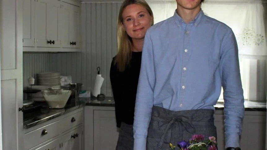 Entreprenörer. Syskonen Maria och Carl Cederlöw har båda gått nyföretagarkursen i Mjölby.
