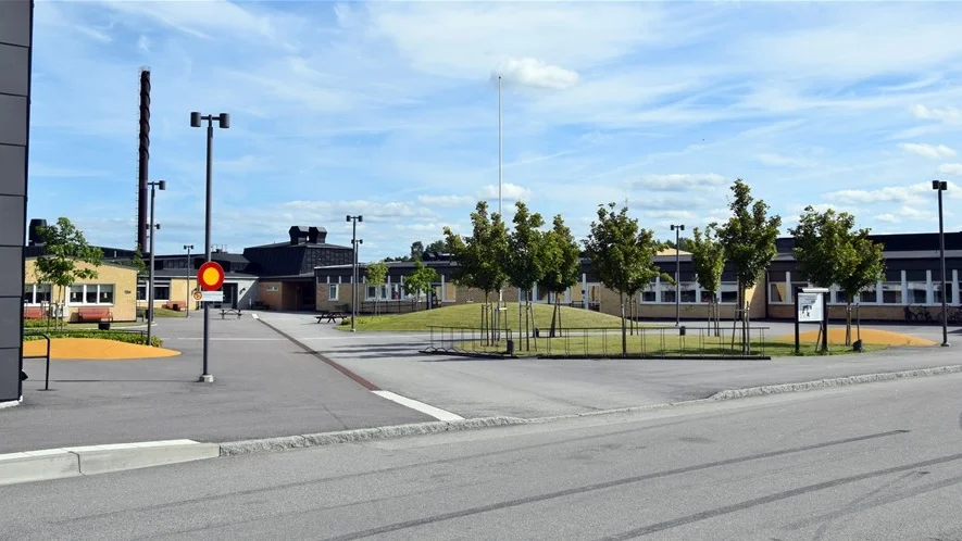 Värgårdsskolan står redo inför onsdagens skolstart. foto: Morgan Karlsson