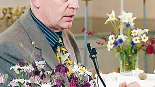 Claes-Göran Wetterholm berättade fängslande om Titanic-katastrofen.