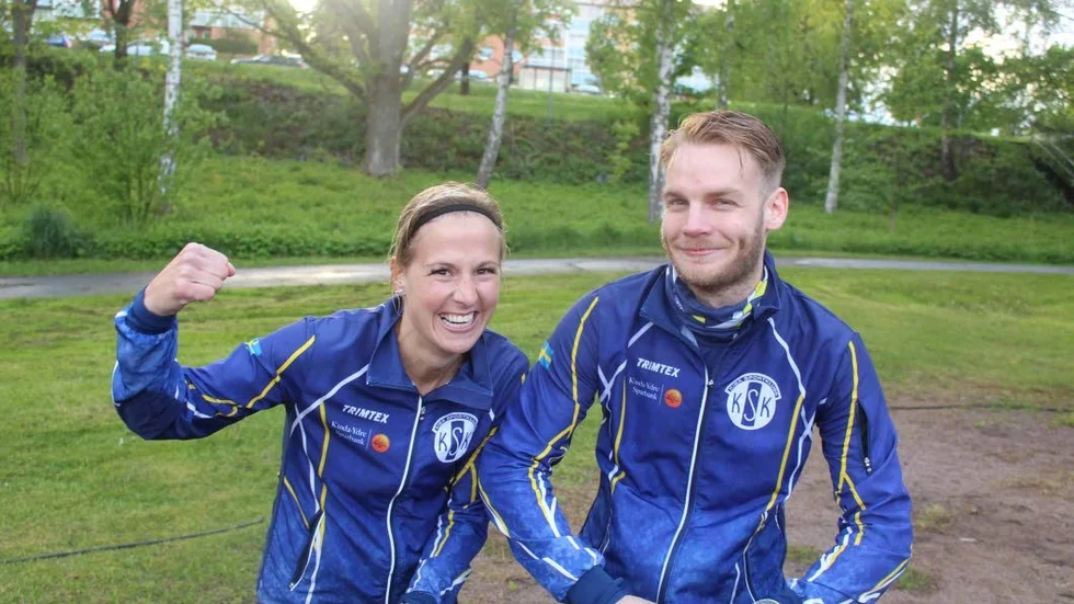 Det skillde endast tolv sekunder mellan damvinnaren Anna Helgesson, 19,12 och herrvinnaren Robin Skoog, 19,00.