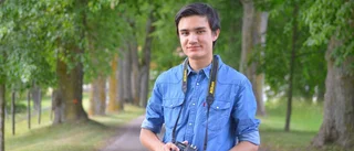 Ung fotograf med fokus på klimatet